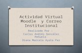 Actividad virtual moodle  y correo institucional