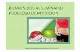 Seminario Poderoso de Nutrición
