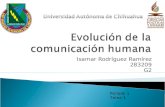 EVOLUCIÓN DE LA COMUNICACIÓN HUMANA