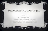 Programación 3 jk base de datos sql