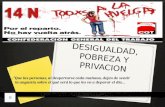 Desigualdad, pobreza y privacion por CGT