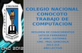 Colegio nacional Conocoto - Lety