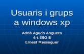 Usuaris i grups windows xp