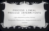 Proceso lineal y proceso intermitente