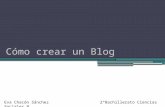 Cómo crear un Blog.