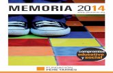Memoria 2014 Fundación Pere Tarrés