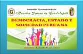 Democracia, estado y sociedad peruana