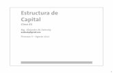 Estructura de capital clase 2
