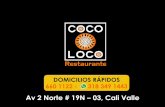 Menu Restaurante Coco Loco