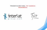 Presentacion interlat group 2015 TXT agencia