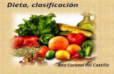 Dietas, clasificación