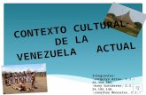 Contexto de la Cultura de la Venezuela Actual