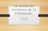 Evolución de la información