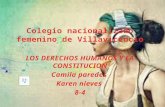 la constitucion y DDHH Colegio nacionalizado femenino de villavicencio