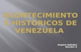 HECHOS HISTÓRICOS DE VENEZUELA
