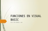 Funciones en visual basic
