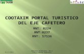 COOTAXIM PORTAL TURISTICO DEL EJE CAFETERO PLAN ACCESIBLE 2015