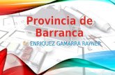 Provincia de Barranca - Analisis e Historia