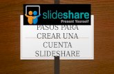 Pasos para crear una cuenta slideshare