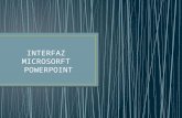 Interfaz microsorft power point