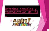Derechos sexuales y reproductivos de los adolescentes(Hipervinculos)