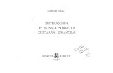 Gaspar Sanz Instruccion de Musica Sobre La Guitarra Espanola(1)