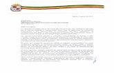 Carta al Presidente de la República del Ecuador