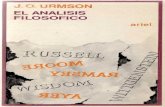 Urmson, J.O. - El Análisis Filosófico Ed. Ariel 1978