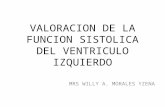 Funcion Sistólica Del VI - W. Morales