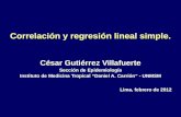 Correlacion y Regresion Lineal