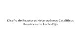 Diseño de Reactores Heterogéneos Catalíticos