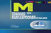 Manual de Juntas Electorales Departamentales, 2015 - Tribunal Supremo Electoral de Guatemala