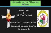 Pedro Saavedra-Causalidad y Substancialidad
