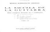 Mario Rodrigues ARENAS Libro 3 La Escuela de La Guitarra