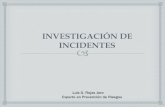 10.- Investigacion de Incidentes