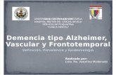 Alzheimer Vascular Frontotemporal)
