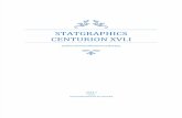 Manual Statgraphics Centurion XVI