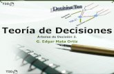 Teoría de Decisiones 7 Árboles de Decisión 2