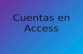 Cuentas en Access