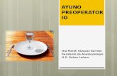 AYUNO PREOPERATORIO