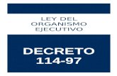 Ley Del Organismo Ejecutivo (VERSIÓN LIBRO de Bolsillo) guatemala