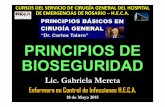 Bioseguridad Charla de La Licenciada Gabriela Mereta Para El Curso de Principios Basicos de Cirugia 2015