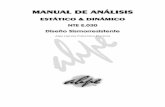 Manual de Análisis Estático y Dinámico Según NTE E.030 [AHPE]