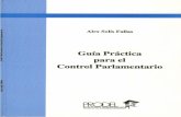 Guía Práctica Para El Control Parlamentario