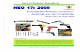 NEO-17 Herramientas Portátiles Neumáticas Accionadas Por Aire Comprimido – Requisitos de Segurida