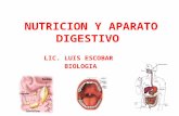 Nutricion y aparato digestivo