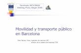 mobilidad y transporte en barcelona