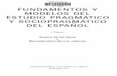 Fundamentos y Estudios Del Modelo Sociopragmático en El Español