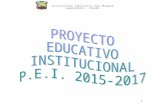 PEI 2014-2017, Institución Educativa San Miguel