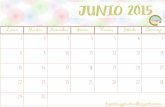 Calendario Junio